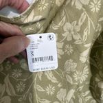 Free People NWT  Somethin Bout You Puff Sleeve Bodysuit One
Shoulder Sage Green Photo 3