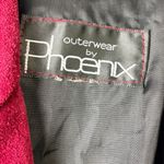 Vintage Phoenix Burgundy Black Suede Cutout Cropped Jacket M Art Western AS IS Red Size M Photo 8