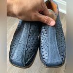 VTG Beacon Euro Flex Huaraches Sandals Leather Blue Mary Jane Size 6 6.5 Photo 3
