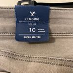 American Eagle New NWT Gray Wash Low Rise Super Stretch Jeggings Size 10 Photo 2