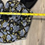 Black and Blue embroidered NWT corset top Photo 5