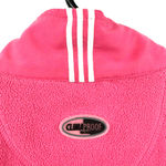 Adidas size medium climaproof warm pink full zip fleece jacket Photo 5