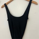 Vince Sleeveless Wrap Midi Dress in Black Photo 3