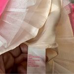 Betsey Johnson Vintage  pink tulle skirt dress bustier top sz 4 Photo 4