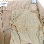 Nili Lotan East Hampton Pants Women 12 Khaki Twill Crop Raw Ankle Trouser $345 Tan Photo 11