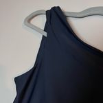 Summersalt  The Ruched Sidestroke One Shoulder Cutout One Piece Swimsuit Black 10 Photo 3