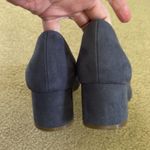 Naturalizer  Gray Suede Chunky Heels sz 8 Photo 4