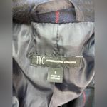 INC  L Full Length Plaid Wool Blend Winter Coat Photo 6