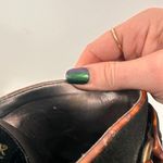 Coldwater Creek  Black Leather Heeled Clogs Mules Size 9.5 Photo 3