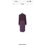 Purple ZONE BLEUE Coat Dress Size 4 Photo 7