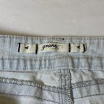 Grane Slim Denim Jean Shorts Light Wash Raw Hem Distressed Size 9 Juniors # Gray Photo 2