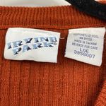 Irvine Park Merino Wool Sweater Vest Cable Knit Rust Color Women Size XL Photo 4
