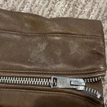 Reiss  Kate Leather Biker Taupe Moto Jacket Photo 7