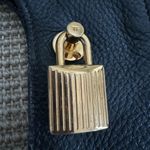 Tom Ford Grain Leather Flat Alix Black Padlock Zip Foldover Bag Clutch Handbag Photo 2