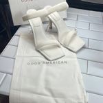 Good American NIB WHITE TERRY SLIP ON SANDALS Photo 10