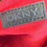 DKNY Y2K Women's Black Monogram Canvas Shoulder Bag Small Handbag Photo 5