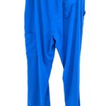 Urbane XL Womens Blue Straight Leg Cargo Uniform Scrubs Bottoms Photo 1