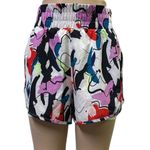 Avia Running Shorts with Bike Liner Multicolor Scribble Print Womens Large Photo 5