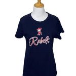 GFs Co.ed Ole Miss University Of Mississippi Rebels Navy Tee Tshirt XL Ladies Blue Photo 0