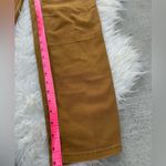 Anthropologie  The Wanderer Crop Pant High Rise Button Mustard Photo 4