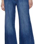 frame denim FRAME Le Baggy Palazzo Jeans in Seafarer Size 28 Photo 0