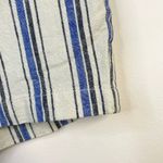 J.Crew Cotton Linen Blue striped Tie front shorts Classic Coastal womens 4 new Photo 4