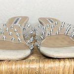 Steve Madden Clear Studded Ritza Heeled Sandal Open Toe Mule Size 10 Photo 2