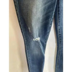 JustFab Women's Blue Distressed Skinny Jeans Size 29 0143 Photo 4