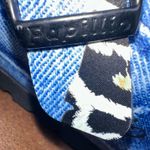 Birkenstock Rare Papillio Blue Denim Animal Print Closed Toe Clogs Womens Size 7 Photo 3