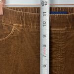 Talbots pull on brown corduroy elastic waist jeggings size 12 Photo 4