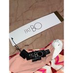 PatBO Twist String Bikini Bottom in Flamant Large New Womens Swim Red Photo 8