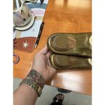 Chloé Chloe Paddington Moc Toe Loafer Ballet Flat Copper Gold Bronze SZ 7.5 designer Photo 6