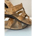 Vionic Women Sz 11 Amber Adjustable Sandal Ortho Arch Support Gold Cork Comfort Photo 6