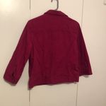 Christopher & Banks  Women’s Lightweight Pink Color Size Large Jacket 3/4 Sleeve Photo 3