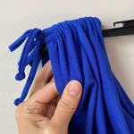 David Meister  Jersey Knit Dress Blue L Photo 2