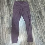 Nike Leggings Women's Burgundy Dri Fit Ten Less Yoga Heather Ankle Ladies Photo 1