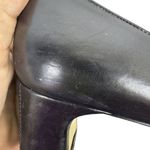 Sesto Meucci Black Penny Loafers Block Heel Shoes Size 10 Leather Square Toe Photo 11