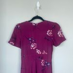 Yumi Kim Now or Never Sweetheart Floral Jumpsuit Purple Anthropologie Size XS Photo 8
