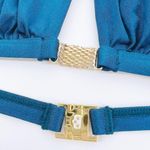 L'Agent by Agent Provocateur Taniia Bikini Top in Blue Sz XS Photo 4