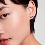 Kate Spade Multi Glitter My Love Goldtone Heart Earrings Photo 1