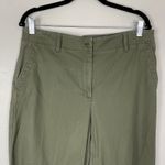 Talbots  Jogger Pants‎ Womens Size L Olive Green Casual Elastic Waist Tencel Photo 1