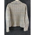Banana Republic Women's Cardigan Sweater Wool Rabbit Hair Fringe Tweed Sz Medium Photo 10