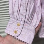 J.Crew NWT Lavender Pastel Speckled Open V-neck Donegal Flannel Shirt Size XS Photo 6