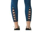 Lululemon Pure Practice Pant Leggings Samba Snake Kayak Blue Hero Blue 4 Photo 2