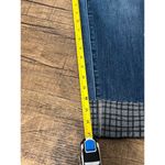 Judy Blue NEW  Plaid Print Cuff Slim Fit Jeans Photo 5