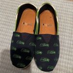 NFL Women’s Seattle Seahawks Small 5-6 Slip on Shoes Football Photo 3