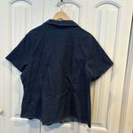 st. john's bay St. John’s Bay Denim Short Sleeve Button Down Shirt Size 2X Photo 1