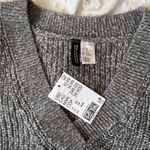 Divided NWT  Charcoal Knit Sweater Vest Photo 2