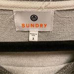 Sundry Heather Grey Camo Print Sweatshirt Size 3(L) Photo 5