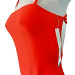Speedo  Orange Persimmon Lucia Square Neck One Piece Swimsuit size XS NEW Tags Photo 11